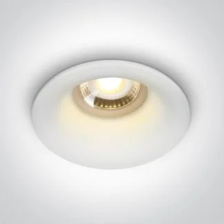 ONE LIGHT 10105DG/W Filousa biały wpust z oprawką GU10 MR16 50W dark light