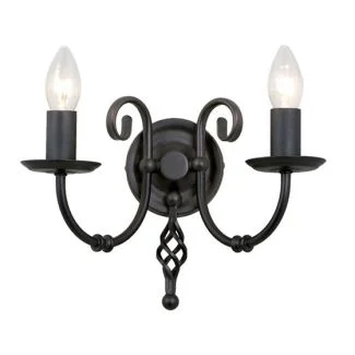 ELSTEAD ARTISAN ART2 BLACK 2Lt Wall Light