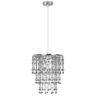 CANDELLUX 31-84323 RONI LAMPA WISZĄCA 1X60W E27 ABAŻUR CHROMOWY