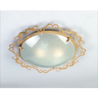 CANDELLUX 10-39074 CASABLANCA PLAFON 2X60W E27 38 CM PATYNA KOŁO