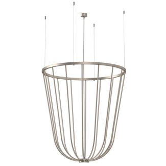 ANTIGO Lampa wisząca no. moon O Z - Platyna mat (800 mm) 5142