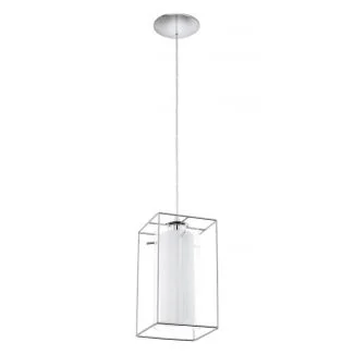 EGLO 94377 LAMPA LONCINO 1 OPRAWA WISZĄCA HL/1 CHROM/KLAR-WEISS LONCINO 1