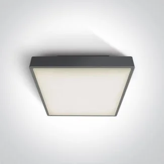 ONE LIGHT 67282EA/AN Warkiza plafon antracyt 16W IP65 korpus ABS i klosz PC