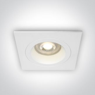 ONE LIGHT 50105ALG/W Phylakopi biały wpust z oprawką GU10 MR16 dark light