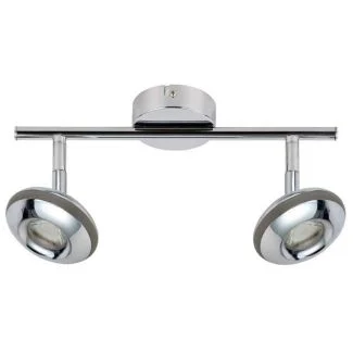 CANDELLUX 92-67562 SKIPPER LISTWA 2X6W LED COB GŁÓWKA OKRĄGŁA 1E Z PRZEGUBEM KD SYSTEM CHROM