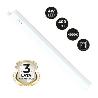 MILAGRO EK1496 Listwa LED Vito T5 4W 4000K 30cm