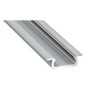 MILAGRO EKPR6481 PROFIL ALUMINIOWY SREBRNY TYP Z 1m + KLOSZ MLECZNY