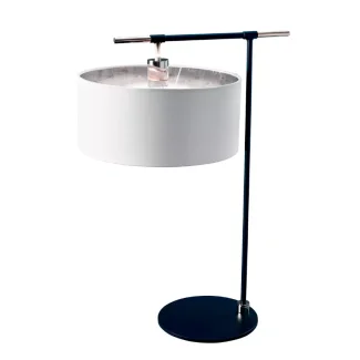ELSTEAD BALANCE-TL-BKPN Lampa stołowa Balance - 1 źródło światła - Czarna z polerowanym niklem