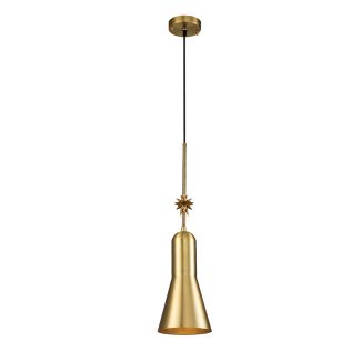 ELSTEAD ETOILE-P-M-AB Średnia lampa wisząca Etoile - 1 PŁ - Postarzany mosiądz / Płatki złota