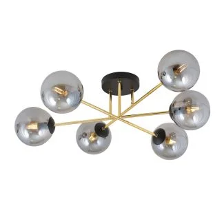 EMIBIG 1269/6 LAMPA SUFITOWA MAGNUM 6 BL GRAFIT