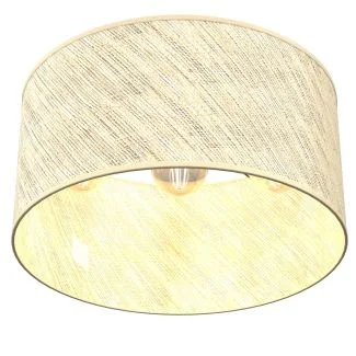 LUMINEX 5275 oprawa sufitowa Rattan plafon czarny ecru