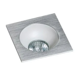 AZZARDO GM2118S-ALU / AZ1733 Hugo 1 downlight (aluminium) reflector not included Lampa wpuszczane
