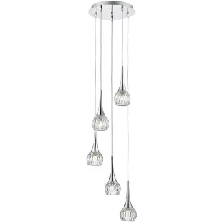 DAR LYA0550 LYALL 5LT PENDANT POL CHR