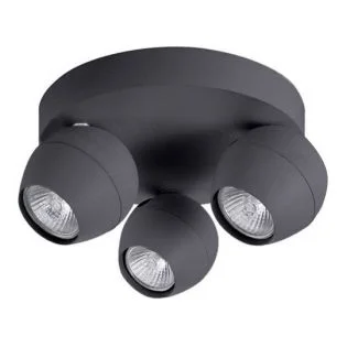AZZARDO FH5783B3-3R-GR / AZ1255 Pera 3 round (sand grey) Spot