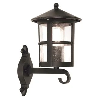 ELSTEAD HEREFORD BL22/G BLACK Wall Lantern