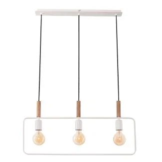 CANDELLUX 33-73532 FRAME LAMPA WISZĄCA 3X60W E27 BIAŁY