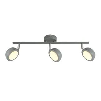 CANDELLUX 93-66541 MILD LAMPA SUFITOWA LISTWA 3X6W LED SZARY 3000K