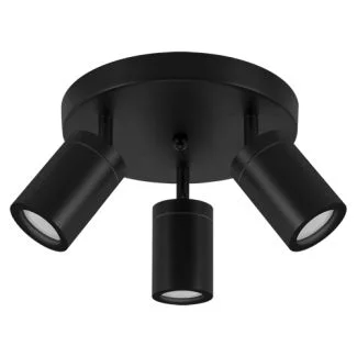 IDEUS 4075 TENOR GU10 3C BLACK Oprawa ścienno-sufitowa