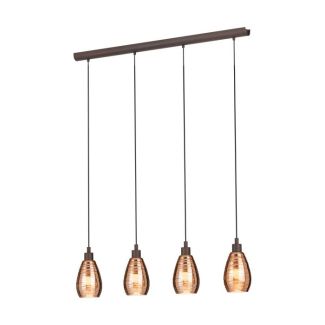 EGLO 39507 LAMPA SIRACUSA OPRAWA WISZĄCA HL/4 E27 BRAUN/KUPFER SIRACUSA