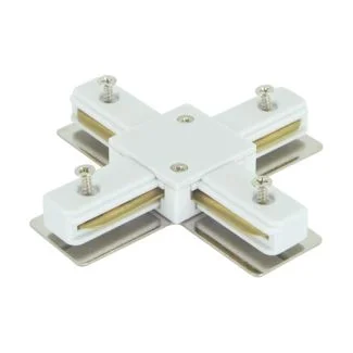 IDEUS 4034 CONNECTOR X WHITE Łącznik do szynoprzewodów
