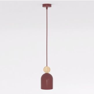 EMIBIG 1695/1 MESI 1 BURGUNDY LAMPA WISZĄCA