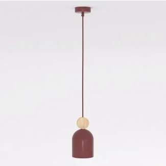 EMIBIG 1695/1 MESI 1 BURGUNDY LAMPA WISZĄCA