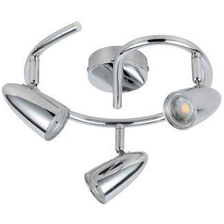 CANDELLUX 93-49612 LIBERTY SPIRALA 3X4W LED CHROM