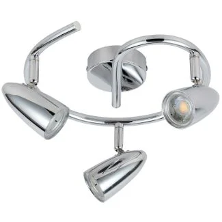 CANDELLUX 93-49612 LIBERTY SPIRALA 3X4W LED CHROM