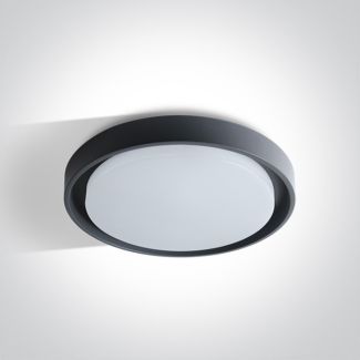 ONE LIGHT 67384/AN/W Moulki plafon antracyt LED 3000K 30W IP54
