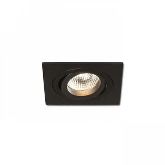 RENDL R12711 PASADENA GU10 SQ I wpuszczana czarna 230V GU10 50W