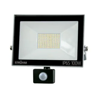 IDEUS 3708 KROMA LED S 100W GREY 6500K Naświetlacz SMD LED z czujnikiem ruchu