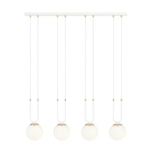 EMIBIG 1115/4 LAMPA WISZĄCA GLAM 4 WHITE/OPAL