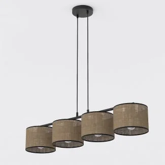EMIBIG 1657/4 ECO 4 BL BROWN LAMPA WISZĄCA