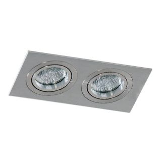 AZZARDO SN-6812S-ALU / AZ2438 Caro 2 Square (aluminium) Lampa wpuszczane