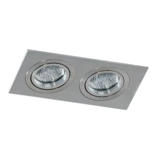 AZZARDO SN-6812S-ALU / AZ2438 Caro 2 Square (aluminium) Lampa wpuszczane