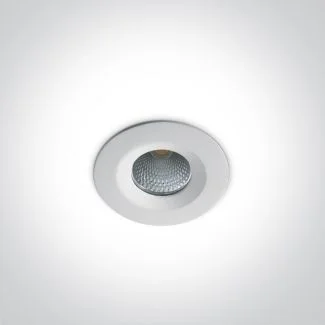ONE LIGHT 10107CA/W/W Gudi biała oprawa typu downlight do wbudowania LED 3000K 7W