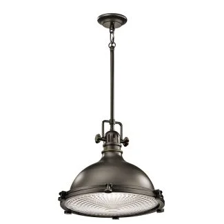 ELSTEAD Hatteras Bay KL-HATTERAS-BAY-L-OZ 1 Light Large Pendant - Olde Bronze