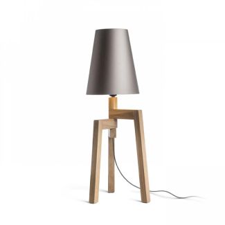 RENDL R11591 CONNY 25/30 abażur do lampy stołowej Monaco szara/srebrne PCV max. 23W