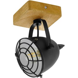 EGLO 49076 WL/DL/1 E14 HOLZ/SCHWARZ GATEBECK