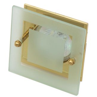 CANDELLUX 2219604 SZ-05 G MR16 ZŁOTA OPR.KWADRAT STAŁA SZKŁO
