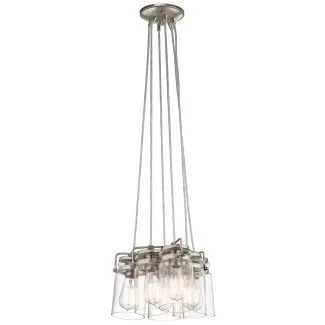 ELSTEAD Brinley KL-BRINLEY6-NI 6 Light Pendant - Brushed Nickel