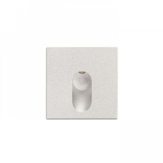 RENDL R12688 MEMPHIS SQ wpuszczana w ścianę srebrno-szara 230V LED 3W 60° 3000K