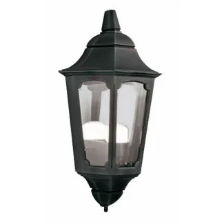 ELSTEAD PARISH PR7 BLACK Half Lantern