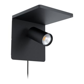 EGLO 98263 LAMPA CIGLIE OPRAWA ŚCIENNA WL/1 GU10 SCHWARZ M.WIPP/QI CIGLIE