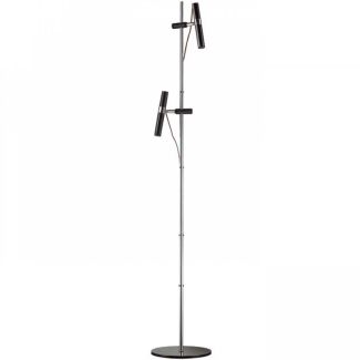 RENDL R12463 VIPER FL czarna chrom 230V LED 2x3W 60° 3000K