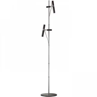 RENDL R12463 VIPER FL czarna chrom 230V LED 2x3W 60° 3000K