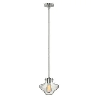 ELSTEAD Congress HK-CONGRESS-P-B-CM 1 Light Clear Glass Pendant - Chrome