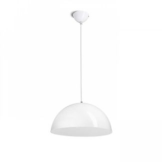 RENDL R11707 MONROE 40 wisząca błyszcząca /biała 230V E27 42W