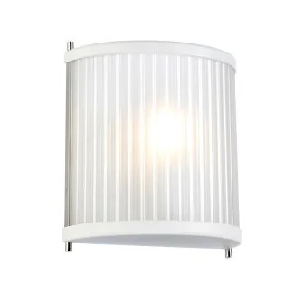 ELSTEAD Corona DL-CORONA1-WPN 1 Light Wall Light - White Polished Nickel