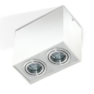 AZZARDO GM4204-WH-ALU / AZ1354 Eloy 2 (white/aluminium) Lampa sufitowa
